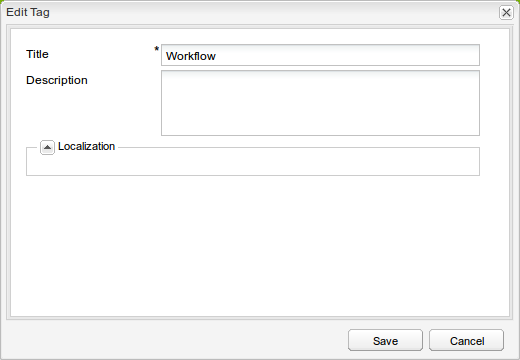 Tag Language Error Screenshot