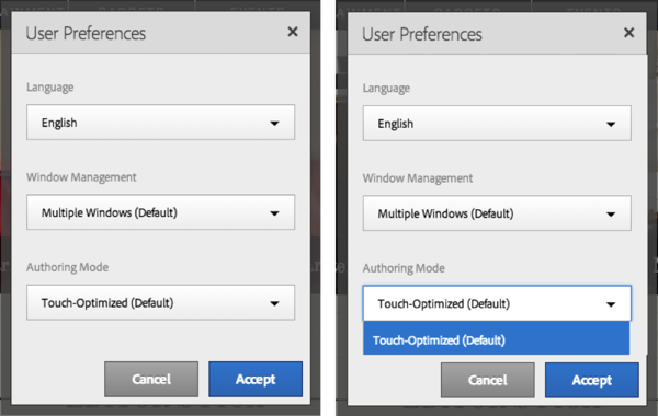 AEM 6.0: Attempting to change the default Authoring Mode