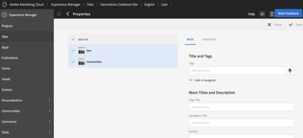 Bulk Editing Page Metadata