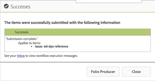 Publishing a DPS Folio with AEM
