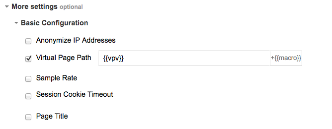 Google Tag Manager - Virtual Page Path Setup